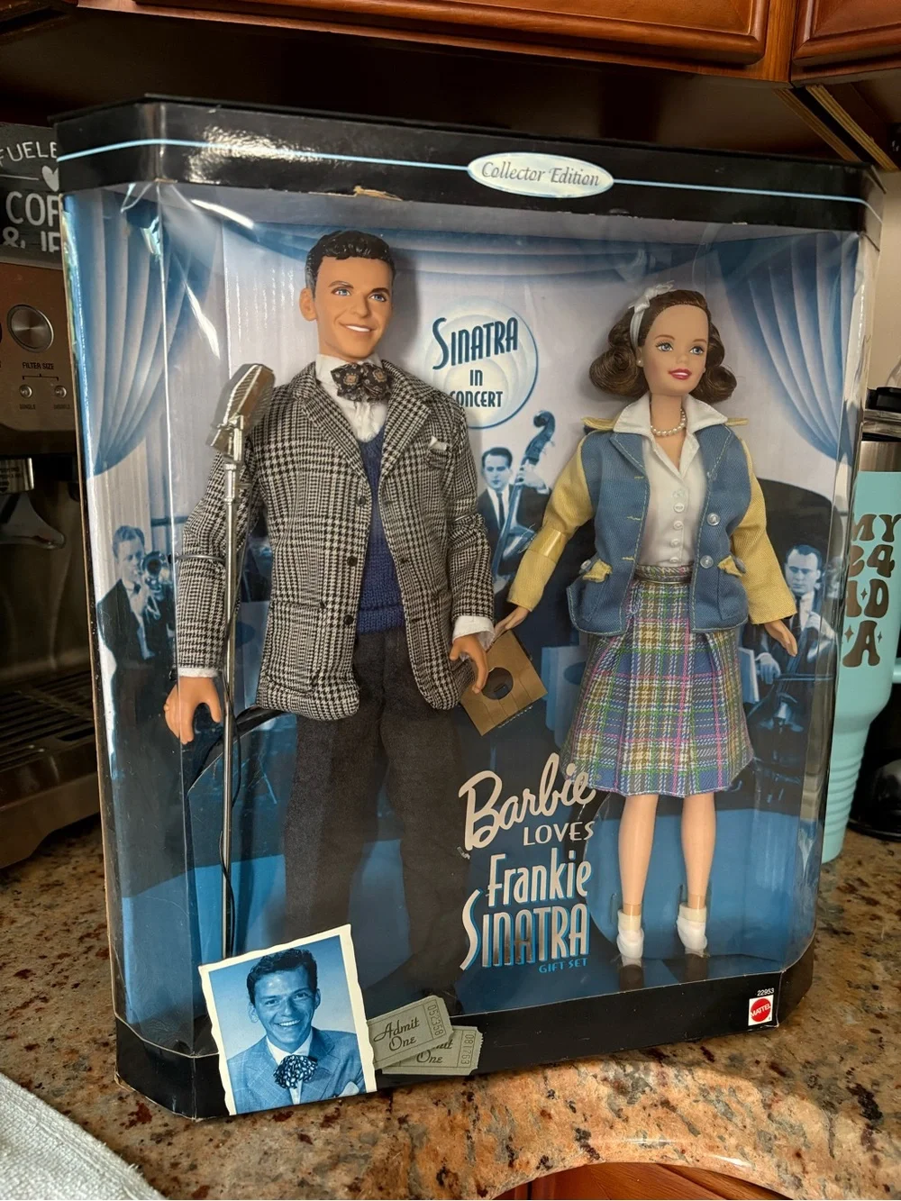 The Barbie Loves Frank Sinatra Collectors Edition Doll Gift Set from 1999 by Mat